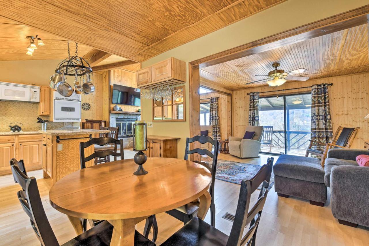 Best Location - Maggie Valley Cabin With Hot Tub! ภายนอก รูปภาพ