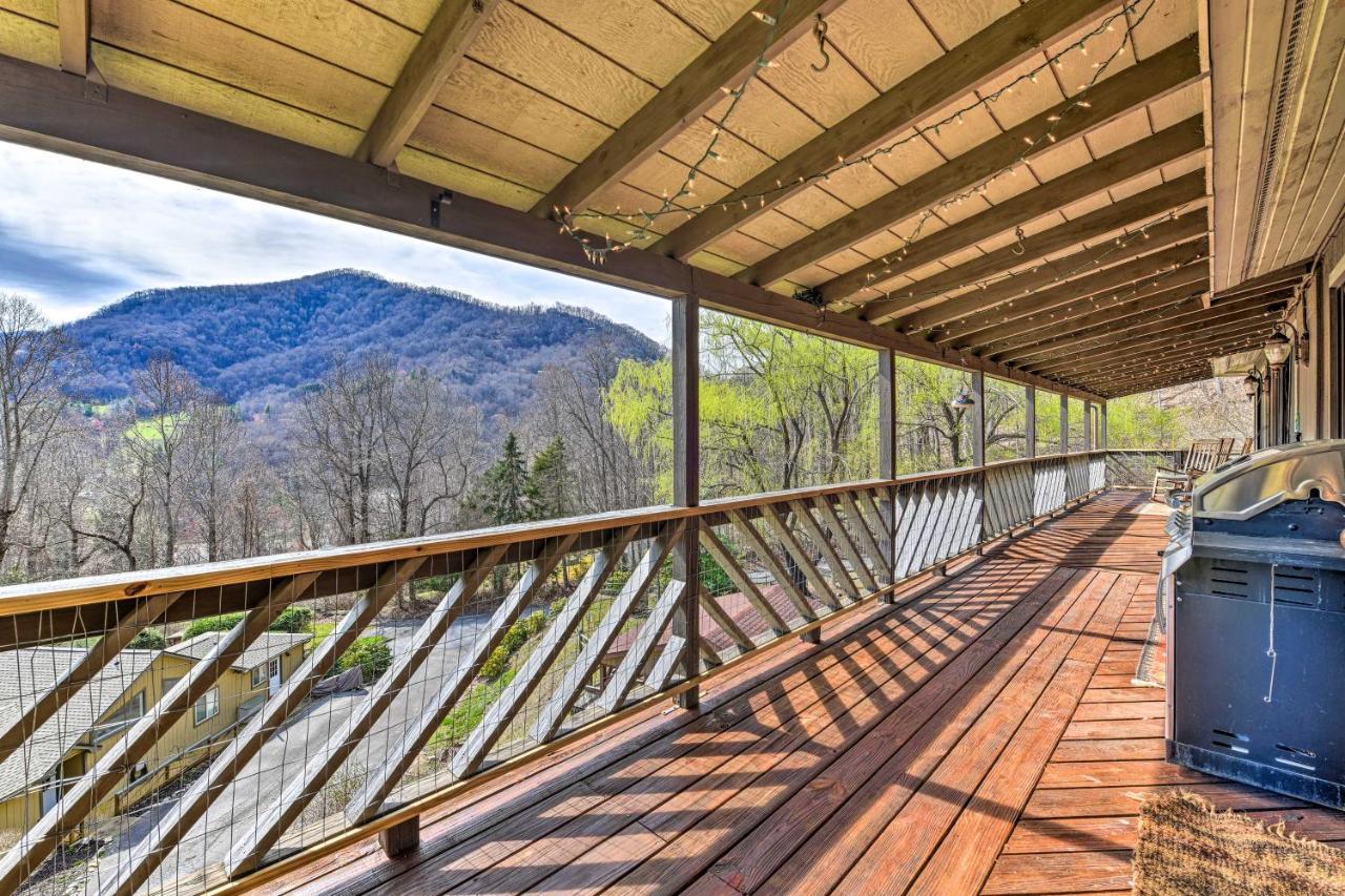 Best Location - Maggie Valley Cabin With Hot Tub! ภายนอก รูปภาพ